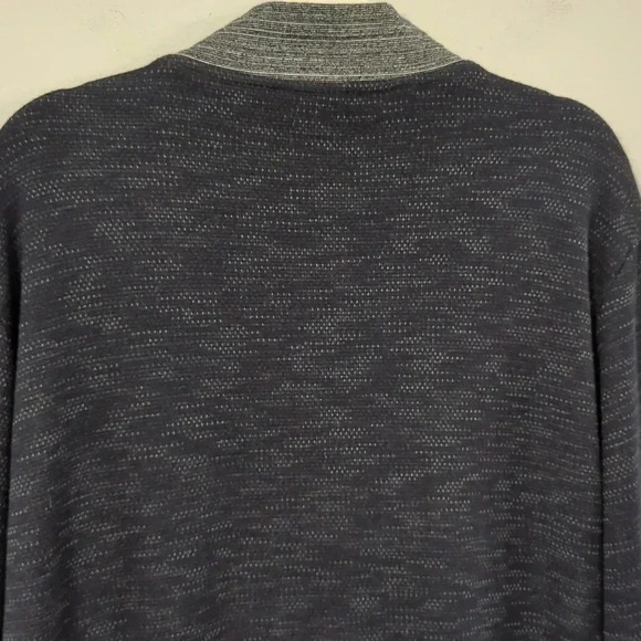 Rodd & Gunn Cardigan‎ Sweater Full Zip Italian Yarn size 2XL Blue & Gray - Picture 11 of 16